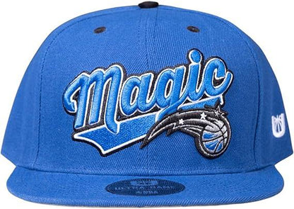 Ultra Game NBA Official Youth 8-20 Snap Back 3D Embroidered Team Logo Baseball Cap Hat, Orlando Magic, Team Color, 1SIZE|Orlando Magic