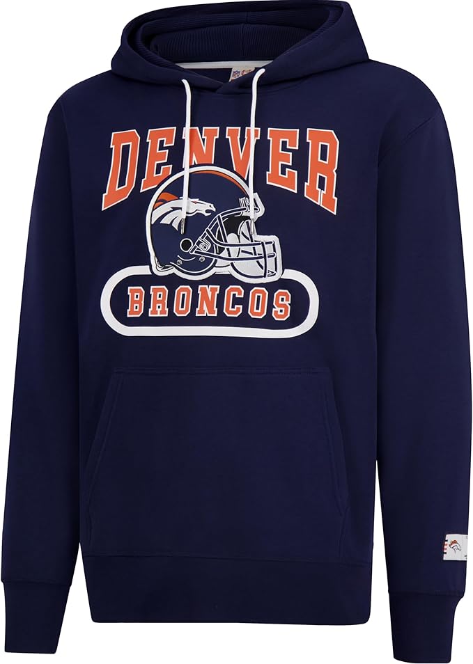 Ultra Game NFL Official Adults Unisex Super Soft Beast Mode Hoodie Sweatshirt, Denver Broncos|Denver Broncos