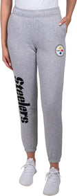 NFL Official Women's Super Soft Fleece Jogger Sweatpants|Pittsburgh Steelers