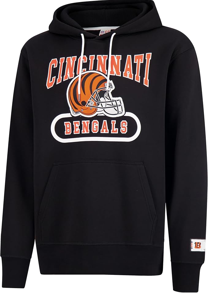 Ultra Game NFL Official Adults Unisex Super Soft Beast Mode Hoodie Sweatshirt, Cincinnati Bengals|Cincinnati Bengals