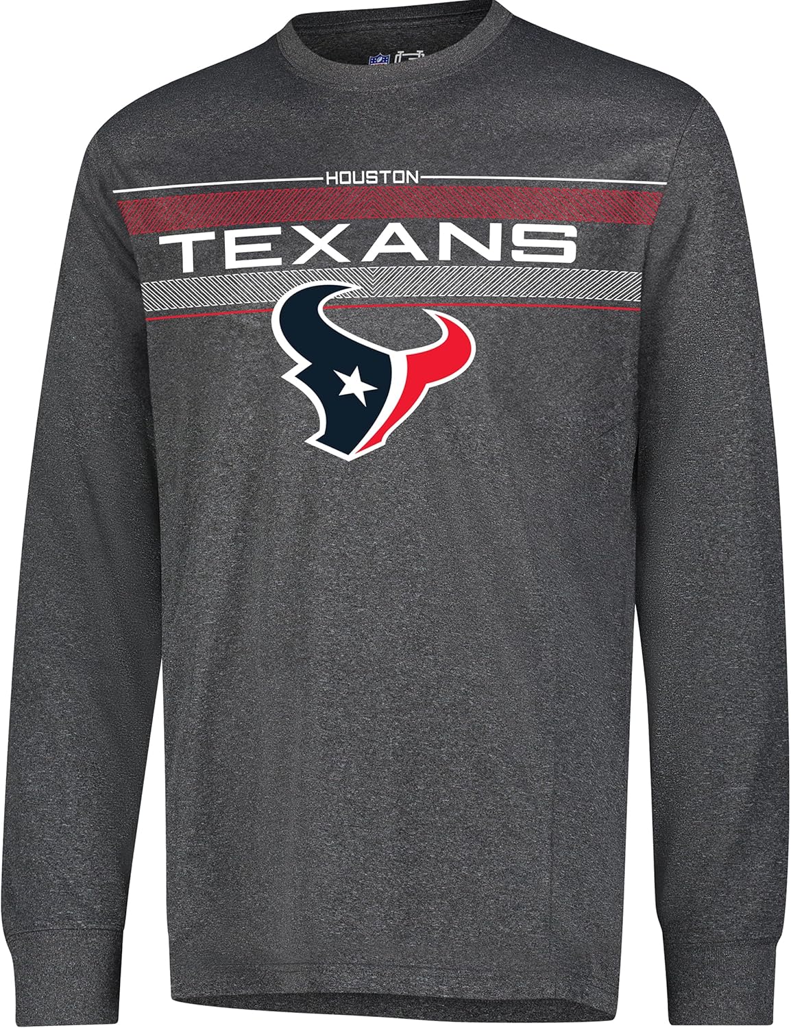 Ultra Game Men's NFL Official Super Soft Game Day Long Sleeve T-Shirt, Houston Texans|Houston Texans