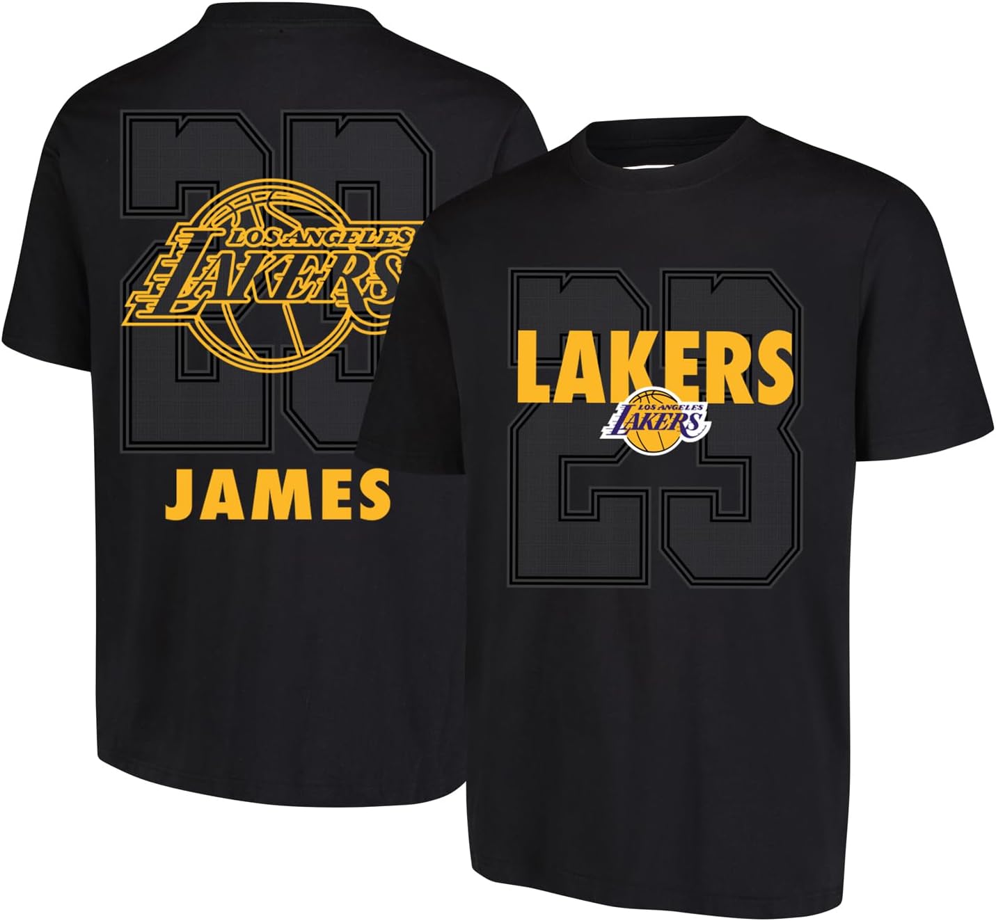 Ultra Game NBA Official Men's Standard Super Soft Fly High Players T-Shirt, Los Angeles Lakers - Lebron James, Black|Los Angeles Lakers - Lebron James