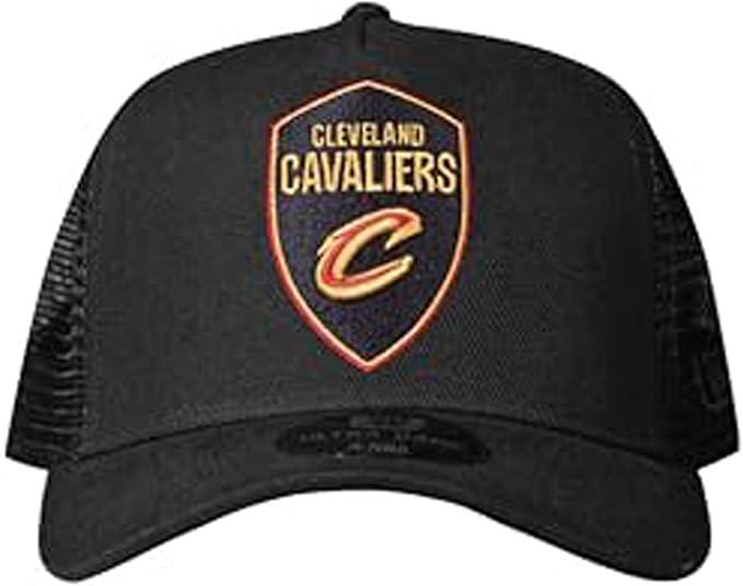 Ultra Game NBA Official Men’s Snap Back All Around The World Trucker Baseball Cap Hat - Unisex, Cleveland Cavaliers, Black Marl, 1SIZE|Cleveland Cavaliers