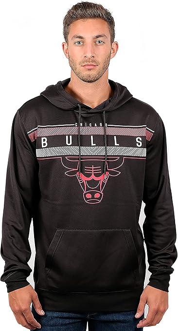 NBA Chicago Bulls Men's Fleece Hoodie Midtown|Chicago Bulls - UltraGameShop