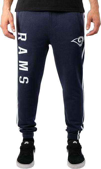 Ultra Game NFL Official Adults Super Soft Game Day Jogger Sweatpants - Unisex, Los Angeles Rams, Team Color|Los Angeles Rams