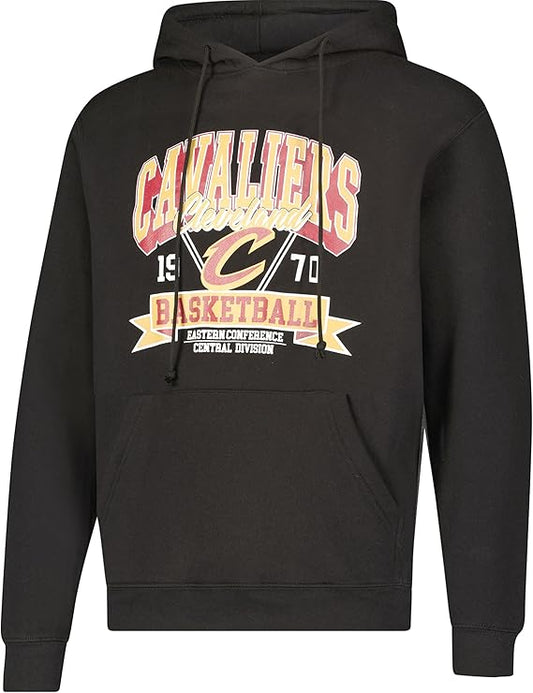 Ultra Game NBA Official Men’s Standard Super Soft Ace Hoodie Sweatshirt, Cleveland Cavalierss, Team Color|Cleveland Cavaliers