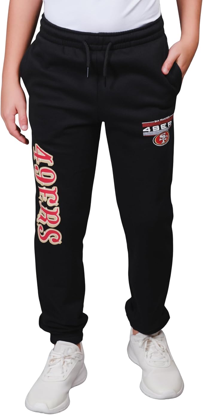 NFL Official Youth Super Soft Game Day Jogger Sweatpants|San Francisco 49ers