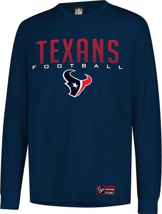 NFL Houston Texans Youth Super Soft Supreme Long Sleeve T-Shirt|Houston Texans