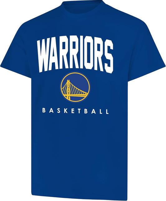 Ultra Game NBA Official Men's Official Teamster Short Sleeve T-Shirt, Golden State Warriors, Team Color|Golden State Warriors