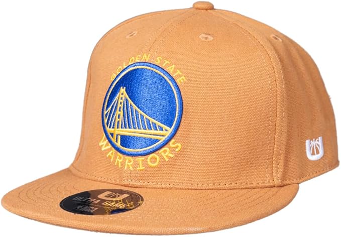 Ultra Game Adults Unisex's NBA Official Snap Back Canvas Baseball Cap Hat, Golden State Warriors, One Size|Golden State Warriors