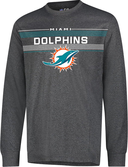 NFL Official Super Soft Game Day Long Sleeve T-Shirt|Miami Dolphins