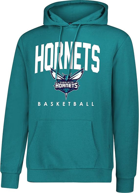 Ultra Game NBA Official Men's Super Soft Teamster Hoodie Sweatshirt, Charlotte Hornets, Team Color|Charlotte Hornets