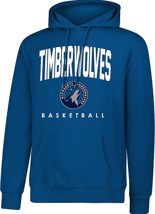 Ultra Game NBA Official Men's Super Soft Teamster Hoodie Sweatshirt, Minnesota Timberwolves, Team Color|Minnesota Timberwolves