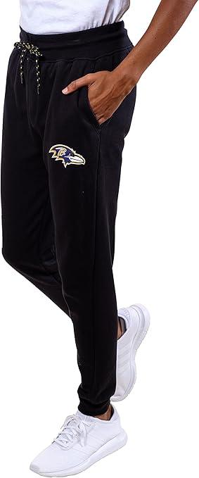 Ultra Game NFL Official Adults Super Soft Game Day Jogger Sweatpants - Unisex, Baltimore Ravens, Team Color|Baltimore Ravens