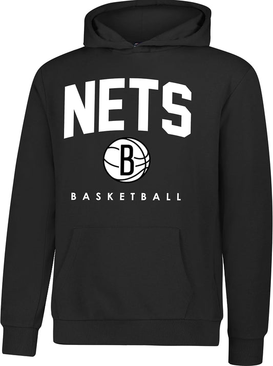 Ultra Game NBA Official Youth Super Soft Teamster Hoodie Sweatshirt, Brooklyn Nets, Team Color|Brooklyn Nets