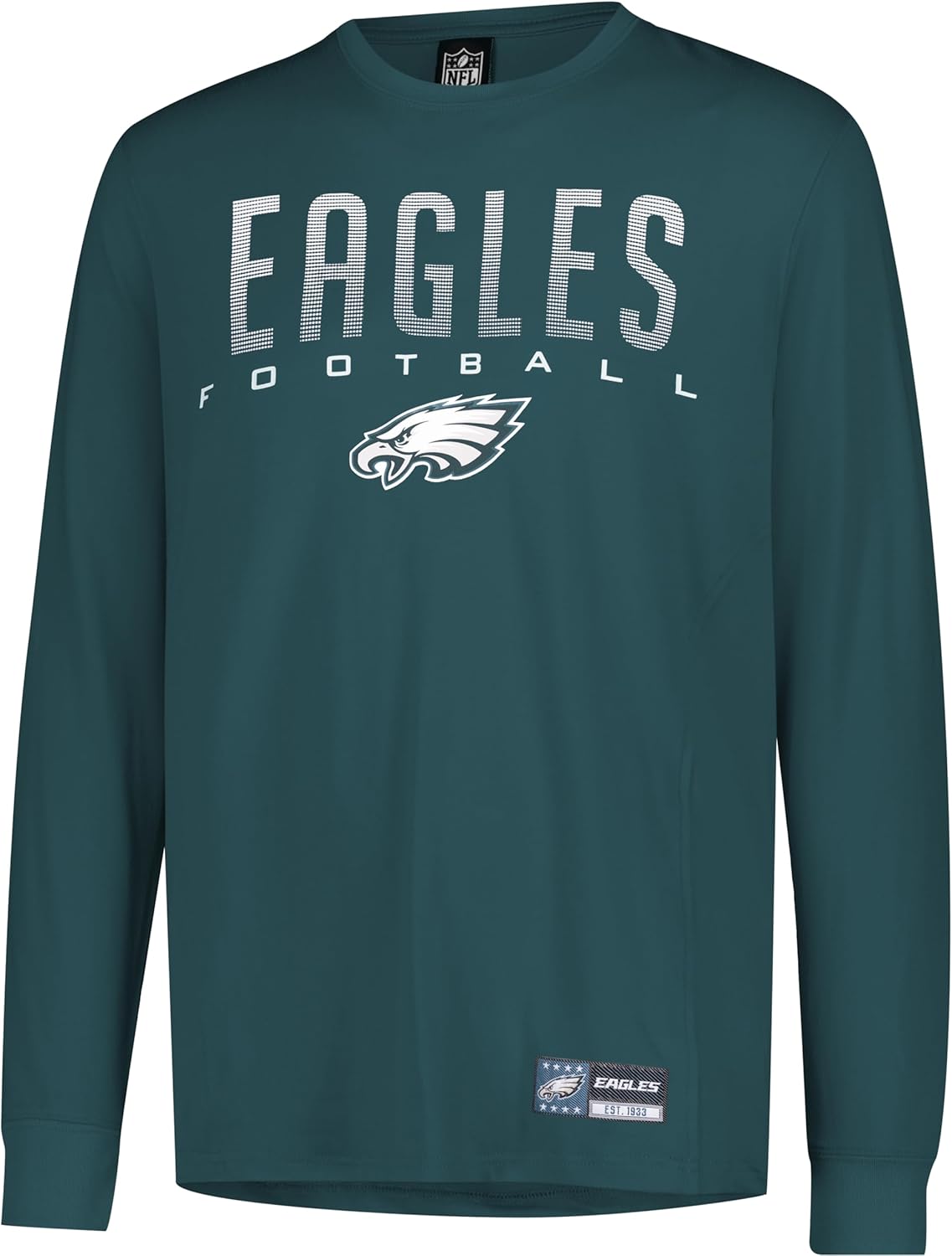 NFL Official Adults Super Soft Game Day Long Sleeve T-Shirt - Unisex|Philadelphia Eagles