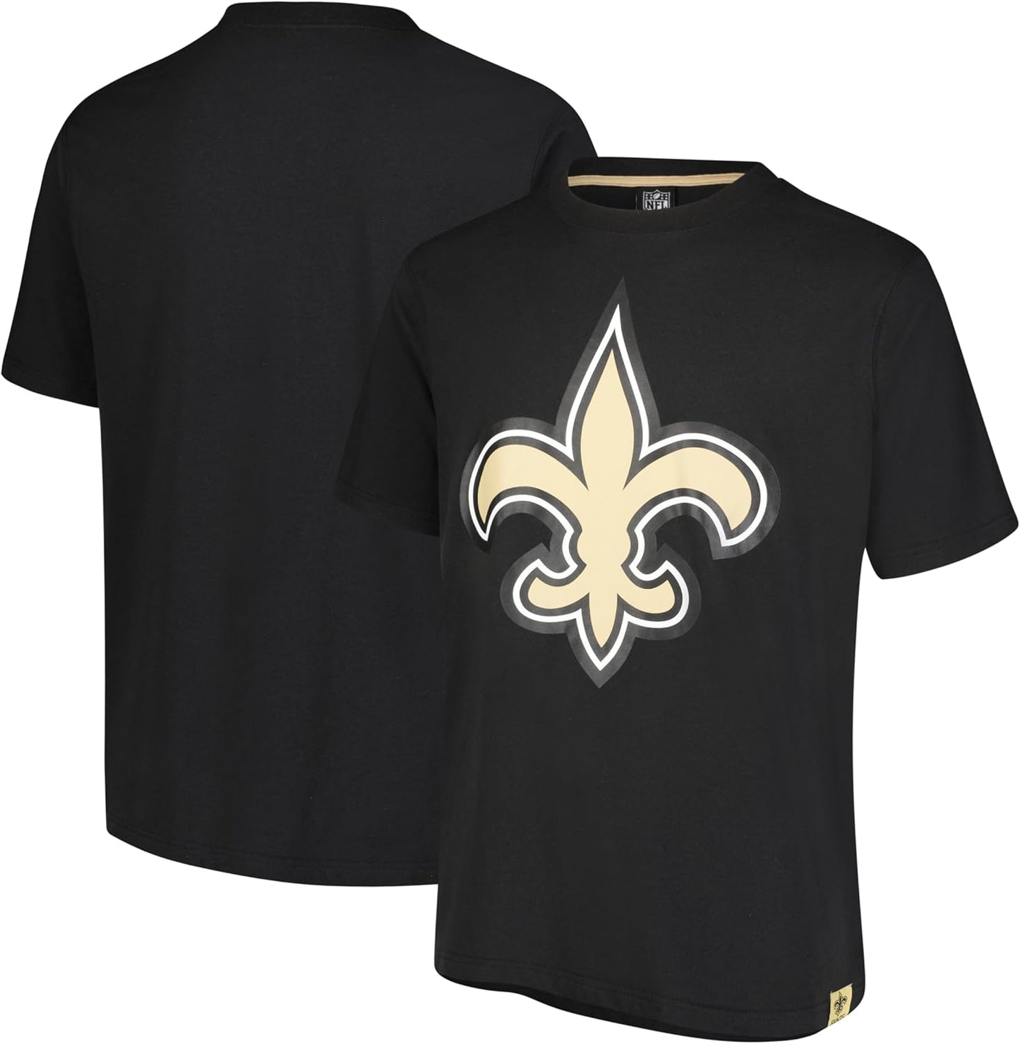 Ultra Game NFL Official Adults Super Soft Game Day T-Shirt - Unisex, New Orleans Saints, Team Color|New Orleans Saints