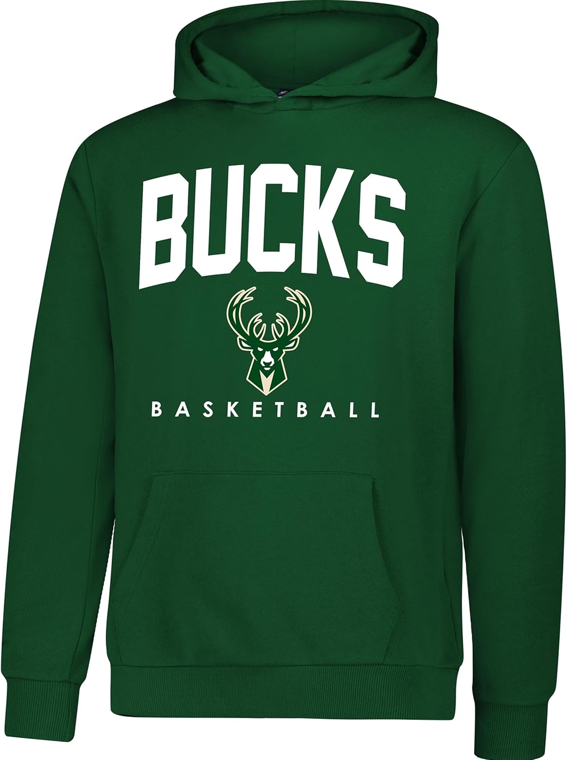 Ultra Game NBA Official Youth Super Soft Teamster Hoodie Sweatshirt, Milwaukee Bucks, Team Color|Milwaukee Bucks