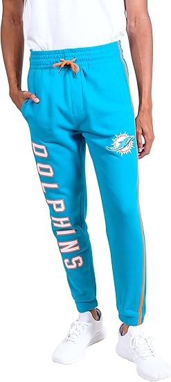 NFL Official Adults Super Soft Game Day Jogger Sweatpants - Unisex|Miami Dolphins