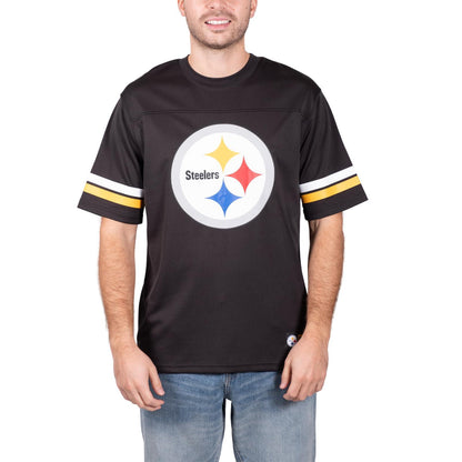 Ultra Game NFL Official Adults Super Soft Vintage Game Day Jersey Shirt - Unisex, Pittsburgh Steelers, Team Color|Pittsburgh Steelers