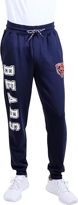 Ultra Game NFL Official Adults Super Soft Game Day Jogger Sweatpants - Unisex, Chicago Bears, Team Color|Chicago Bears