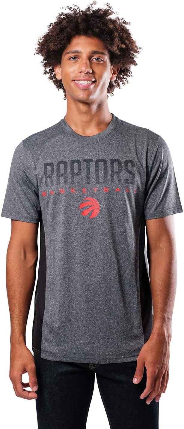 Ultra Game NBA Official Men’s Super Soft Supreme T-Shirt - Unisex, Toronto Raptors, Heather Charcoal|Toronto Raptors