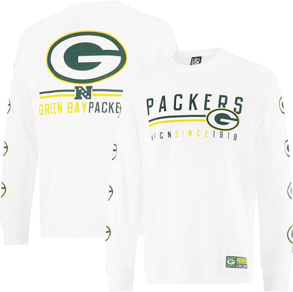 NFL Official Adults Super Soft Supreme Long Sleeve T-Shirt - Unisex|Green Bay Packers