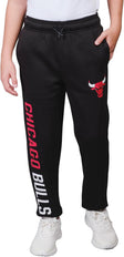 Ultra Game Youth's NBA Official Super Soft Game Day Jogger Sweatpants, Chicago Bulls, Team Color|Chicago Bulls