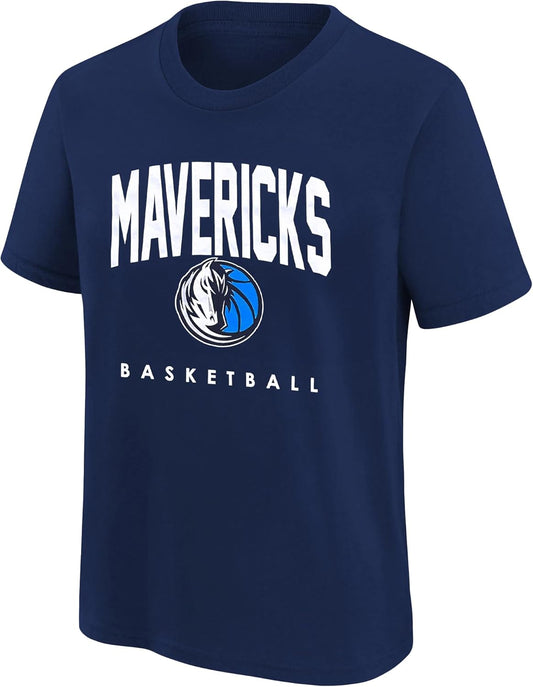 Ultra Game NBA Official Men's Official Teamster Short Sleeve T-Shirt, Dallas Mavericks, Team Color|Dallas Mavericks