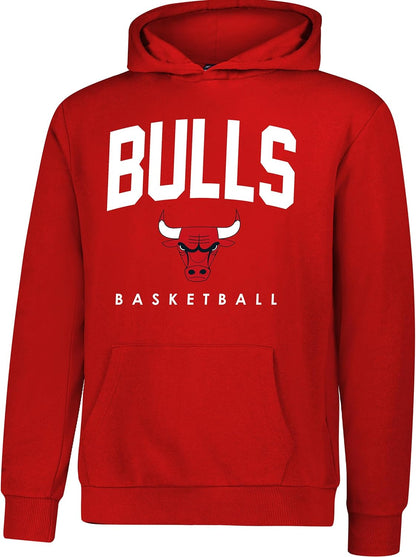 Ultra Game NBA Official Youth Super Soft Teamster Hoodie Sweatshirt, Chicago Bulls, Team Color|Chicago Bulls