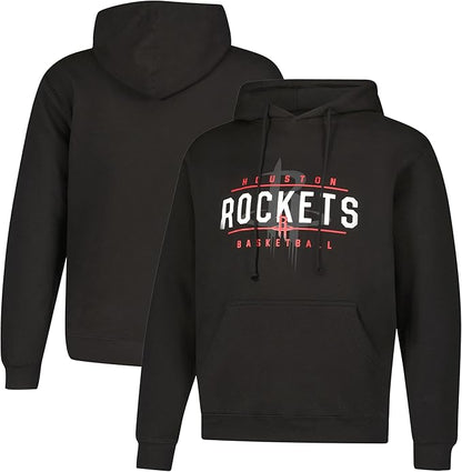 Ultra Game NBA Official Youth Standard Super Soft Get Right Hoodie Sweatshirt, Houston Rockets, Black|Houston Rockets