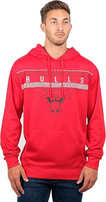 NBA Chicago Bulls Men's Fleece Hoodie Midtown|Chicago Bulls - UltraGameShop