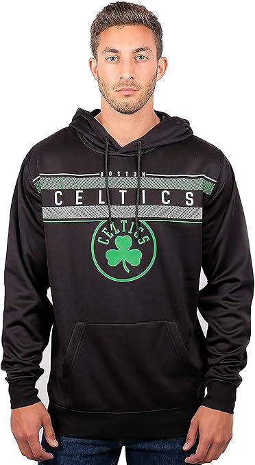 Ultra Game NBA Official Men`s Super Soft Midtown Hoodie Pullover Sweatshirt - Unisex, Boston Celtics|Boston Celtics