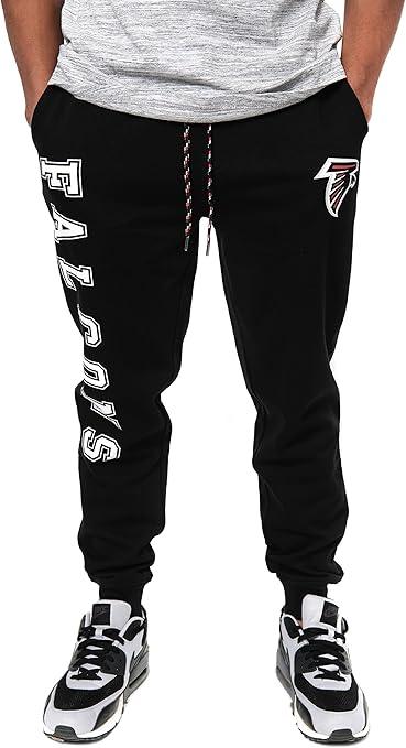 Ultra Game NFL Official Adults Super Soft Game Day Jogger Sweatpants - Unisex, Atlanta Falcons, Team Color|Atlanta Falcons