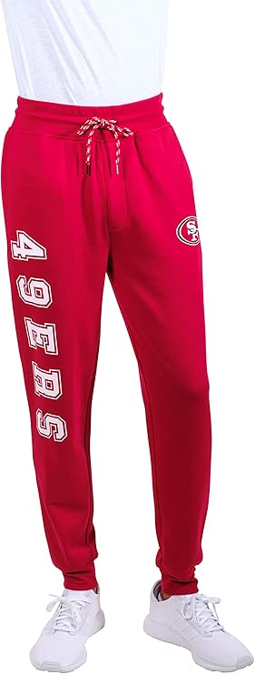 NFL Official Adults Super Soft Game Day Jogger Sweatpants - Unisex|San Francisco 49ers