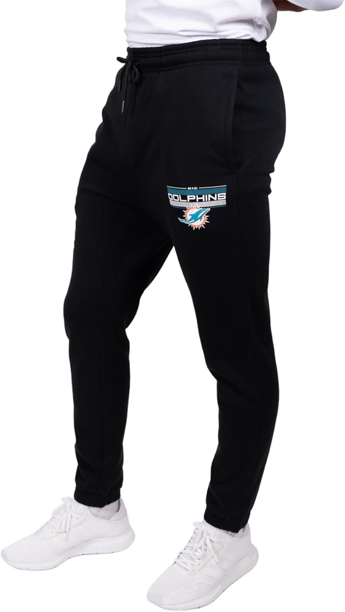 NFL Official Adults Super Soft Game Day Jogger Sweatpants - Unisex|Miami Dolphins