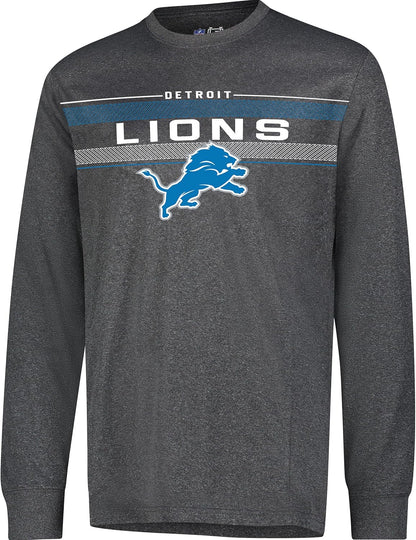 NFL Official Super Soft Game Day Long Sleeve T-Shirt|Detroit Lions