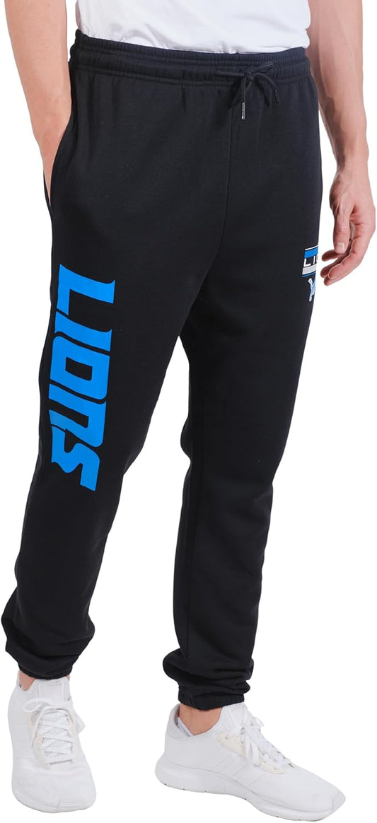 NFL Official Adults Super Soft Game Day Jogger Sweatpants - Unisex|Detroit Lions