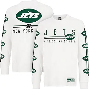 NFL Official Adults Super Soft Supreme Long Sleeve T-Shirt - Unisex|New York Jets