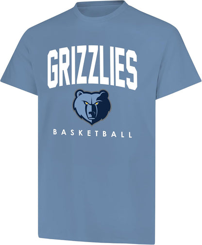 Ultra Game NBA Official Men's Official Teamster Short Sleeve T-Shirt, Memphis Grizzlies, Team Color|Memphis Grizzlies