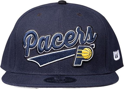 Ultra Game NBA Official Youth 8-20 Snap Back 3D Embroidered Team Logo Baseball Cap Hat, Indiana Pacers, Team Color, 1SIZE|Indiana Pacers