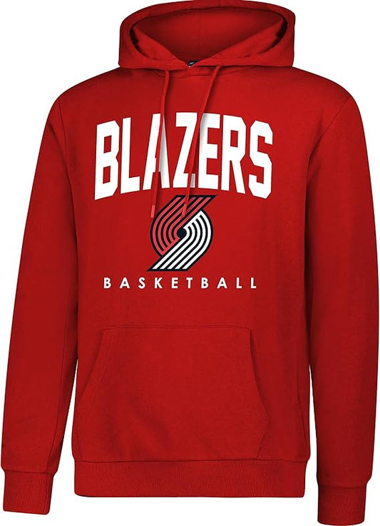 Ultra Game NBA Official Men's Super Soft Teamster Hoodie Sweatshirt, Portland Trail Blazers, Team Color|Portland Trail Blazers