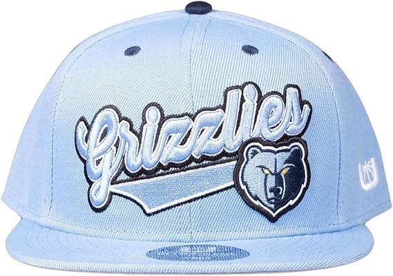 Ultra Game NBA Official Youth 8-20 Snap Back 3D Embroidered Team Logo Baseball Cap Hat, Memphis Grizzlies, Team Color, 1SIZE|Memphis Grizzlies