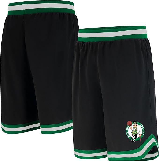 Ultra Game NBA Official Men‚Äôs Active Knit Basketball Training Shorts - Unisex, Boston Celtics, Team Color|Boston Celtics