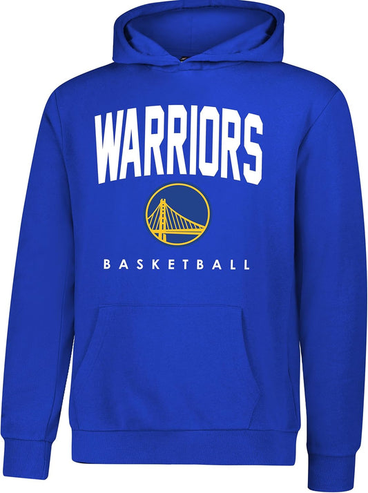 Ultra Game NBA Official Youth Super Soft Teamster Hoodie Sweatshirt, Golden State Warriors, Team Color|Golden State Warriors