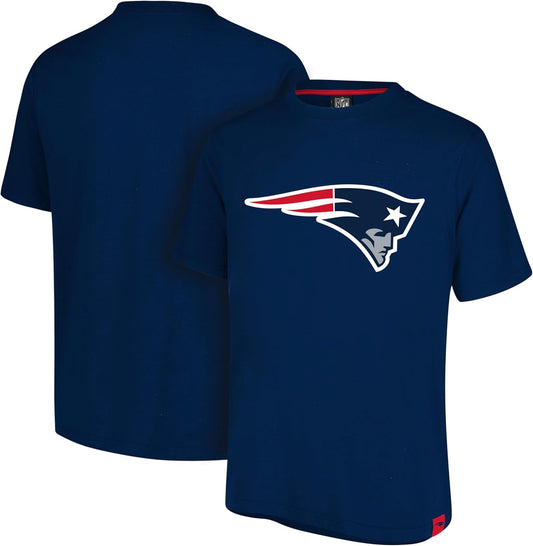 Ultra Game NFL Official Adults Super Soft Game Day T-Shirt - Unisex, New England Patriots, Team Color|New England Patriots