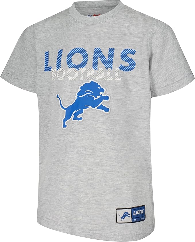 NFL Official Youth Super Soft Game Day T-Shirt|Detroit Lions