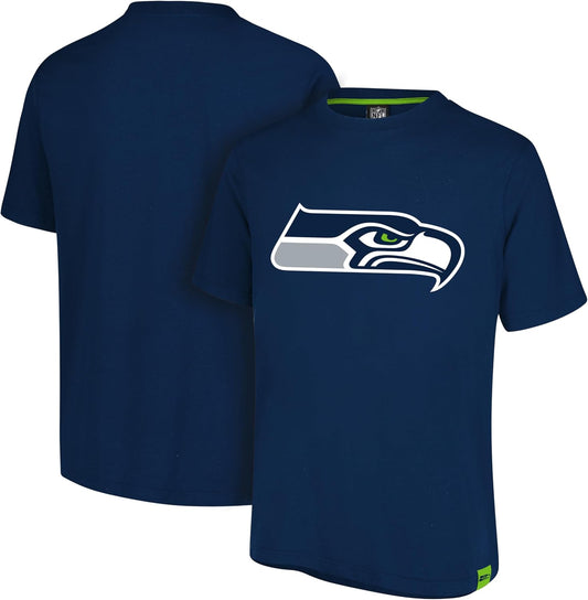 Ultra Game NFL Official Adults Super Soft Game Day T-Shirt - Unisex, Seattle Seahawks, Team Color|Seattle Seahawks