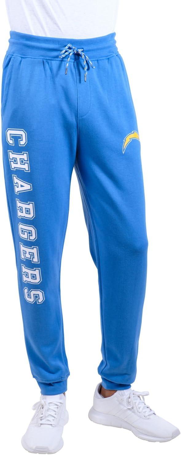 Ultra Game NFL Official Adults Super Soft Game Day Jogger Sweatpants - Unisex, Los Angeles Chargers, Team Color|Los Angeles Chargers