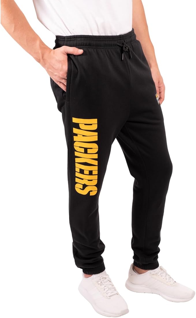 NFL Official Adults Super Soft Game Day Jogger Sweatpants - Unisex|Green Bay Packers